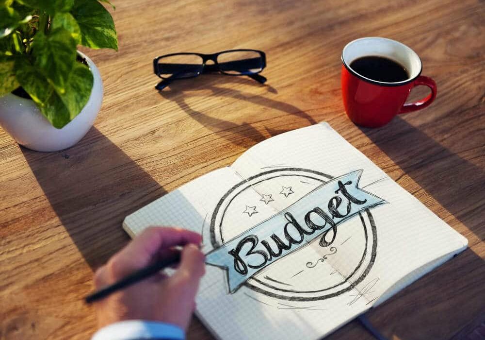 Businessman Brainstorming About Budget Businessman Brainstorming About Budget