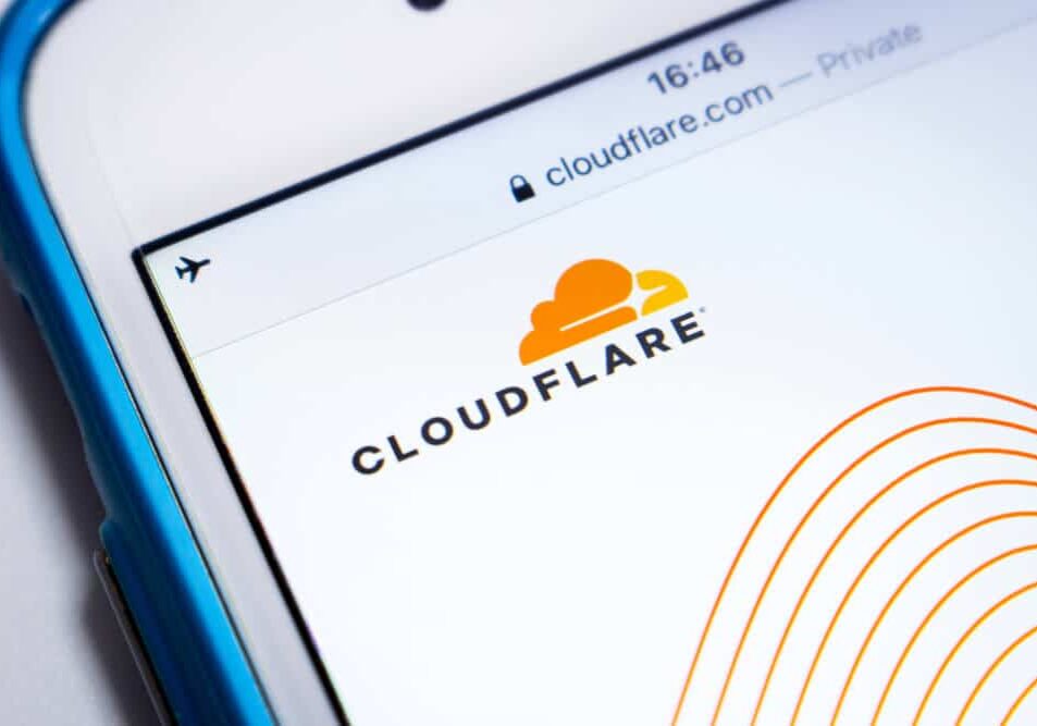 Cloudflare page in mobile
