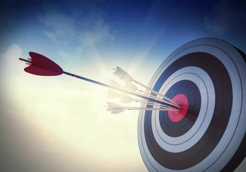 Target Arrow hitting Target