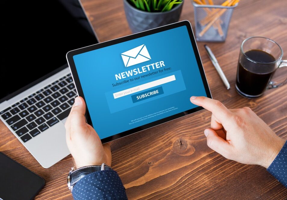newsletter form